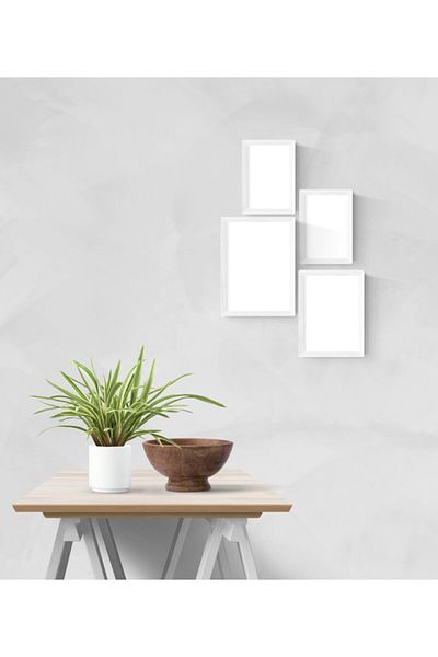 YED Frame Picture & Poster & Frame Set - 10X15 - 13X18 - 15X21 - White -