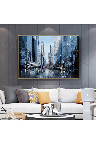 Markazip Altın Metal Çerçeveli Kanvas Tablo 70x100cm Kod:zv2008-k-a