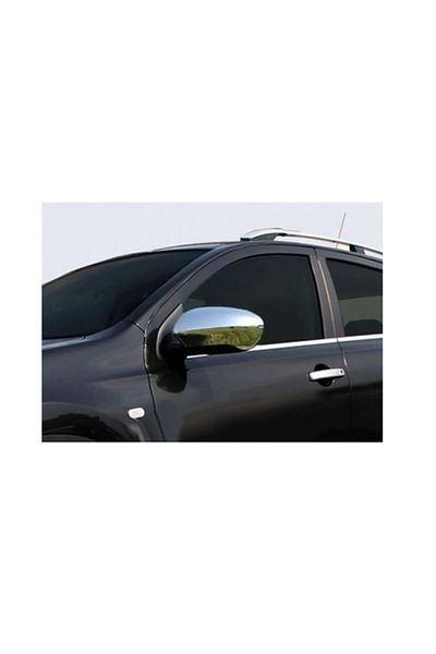 AutoAll Nissan Qashqai Compatible Mirror Cover Set Chrome 2008 - 2013