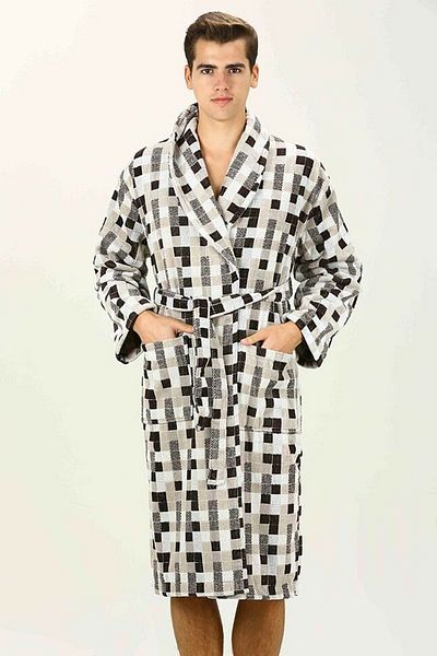 Özdilek Μπουρνούζι Hawai Şalyaka Mosaica Beige Μέγεθος L
