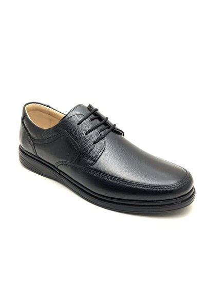 Deritarz Large Size Genuine Leather Full Orthopedic Men's Shoes
