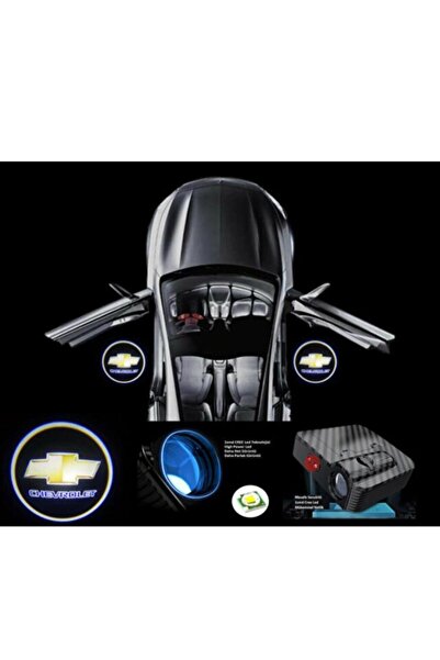 OEM Chevrolet Kapı Logosu Yeni Nesil Mesafe Sensörlü Pilli Ön 2 Kapı Için Kar...
