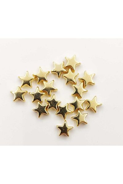 yiğit aksesuar Star Model Bracelet Κολιέ Anklet Spacer Επιχρυσωμένο 5 τεμάχια Προμήθειες κοσμημάτων