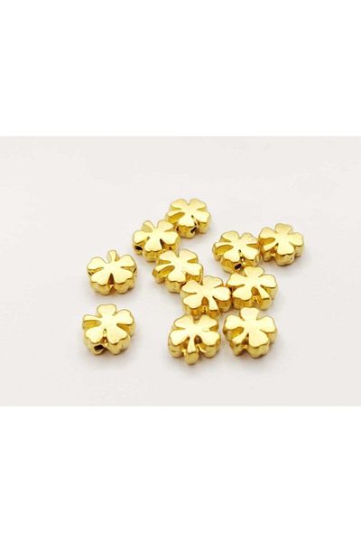yiğit aksesuar Clover Model Bracelet Necklace Anklet Intermediate Apparatus Gold Plated 5 Pieces Jewelry Supplies