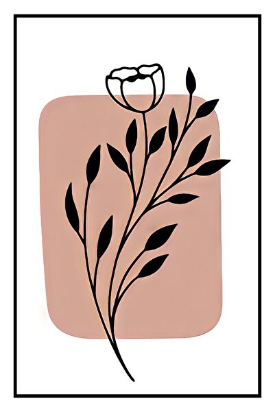 hediyeniburadabul Hbb Art Collection Abstract Design Wooden Painting/Poster