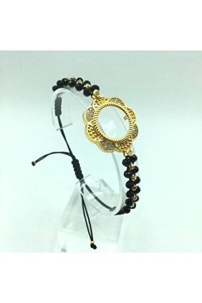 Tralles Takı Dorikalı Ve Kristalli Hasır Örme, Çiçek Çerçeveli Ayarlanabilir ...