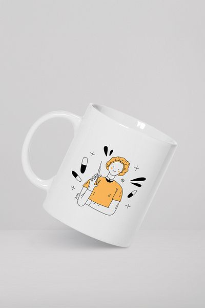 feinas Porcelain Mug Cup for Professions