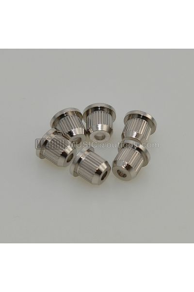 waaah Nickel A Set 6pcs/set Brass Through Body String Ferrules String Bushings For Electric Guitar Tele/te