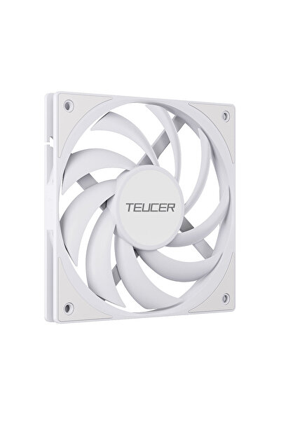 Choice NO RGB AS SHOW 1-Fan White TEUCER UT-12015 PC Case Fan 120mm Ultra-Thin Cooling Fan 15mm Thickness 4