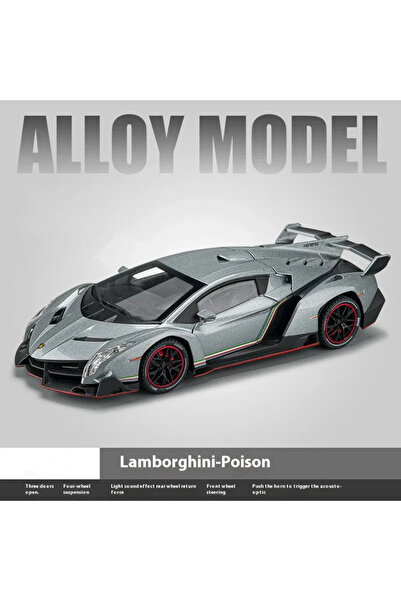 Choice4 gray-nobox 1:24 Lamborghini Poison Veneno Car Alloy Car Diecast Metal...