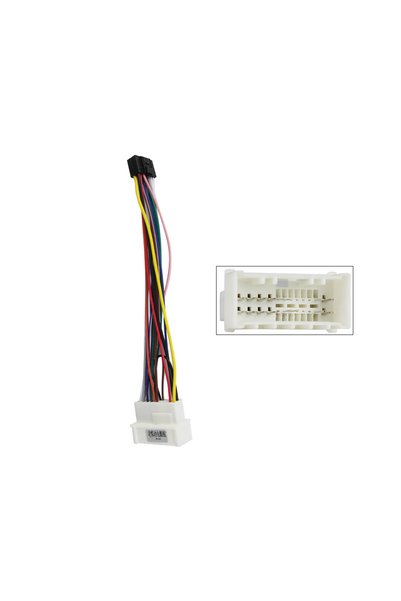 Choice CABLE-A 16pin Car Radio Power Cable Harness Wire Adapter For Hyundai E...