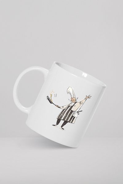 feinas Porcelain Mug Cup for Cook and Chef