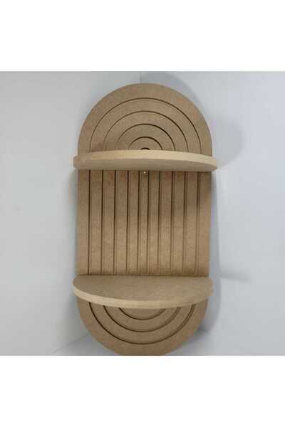 DESTİNA Destina Ahşap Bohem Raf Boyama Seti 21cm*44cm