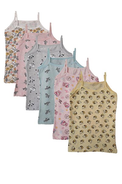 CUBBUX Devojčica, majica sa trakom od užeta B Štampano 6 komada