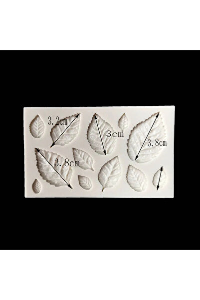 Choice قالب سيليكون ثلاثي الأبعاد على شكل ورقة وردة رمادية اللون، أداة تزيين الكيك متعددة الاستخدامات، شوكولاتة وراتنج غير لاصق، سهل التنظيف