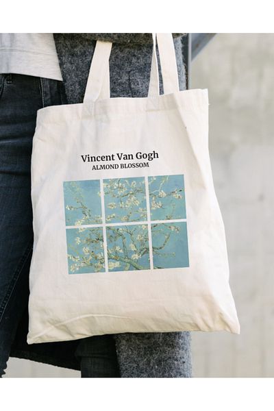 Saiza Van Gogh |   Series - 200 Gr Canvas Fabric Tote Bag