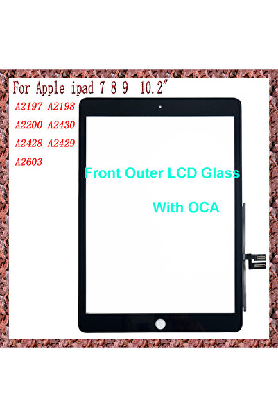 Choice5 شاشة لمس سوداء لجهاز iPad 8 Touch، متوافقة مع أجهزة iPad 7 و8 و9 وA21...