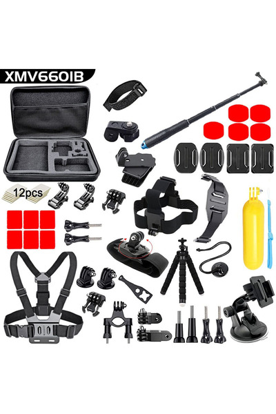 Choice Bufs 70 Parça Aksiyon Kamera Aksesuar Seti – Yeni Versiyon Çok Amaçlı Profesyonel Kit