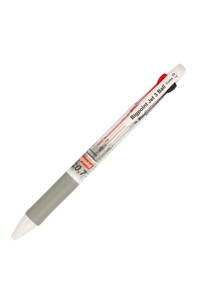 Bigpoint |   Triple Ballpoint Pen, Red - Blue - Black Color in Single Pen, with Ink Level Eye