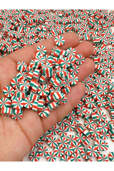 Ebruli Boncuk Mărgele roșii de Crăciun de Anul Nou de 10 mm Accesorii pentru ...