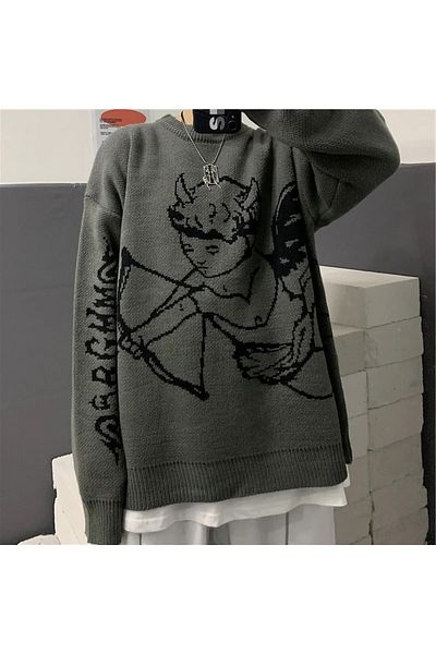 Oldeys Eros Smoked Oversize Touz Sweater - Chouze