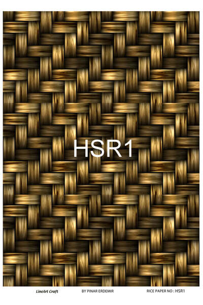 LİNEART Lineart Brass Decopage Paper No:Hsr01- 29X42Cm