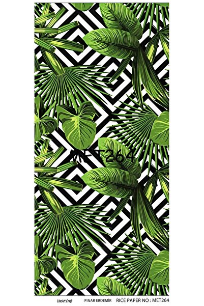 LİNEART Lineart Brass Decopage Paper No:Met264- 30X66Cm