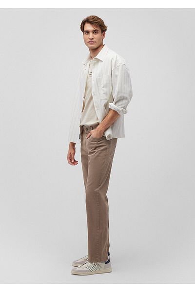 Mavi Hunter Dark Beige Comfort Gabardine kalhoty 0020232492