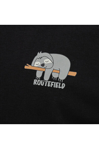 ROUTEFIELD Ανδρικό μπλουζάκι Torin ΜΑΥΡΟ ΑΝΔΡΙΚΟ ΜΠΛΟΥΖΑ RFTORIN24