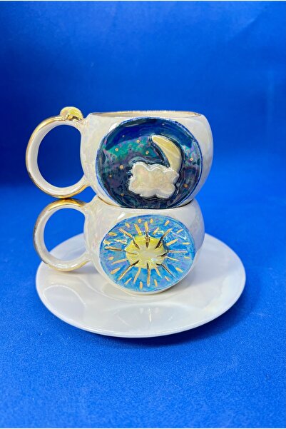 MAMALİZA 2li kahve fincan takımı. Tasarım Türk kahve fincanı. Hediyelik