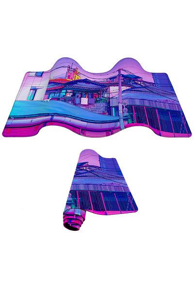 PORGE لوحة ماوس ألعاب مقاس 70x30 Xl كبيرة لوحة ماوس ألعاب طوكيو