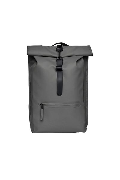 Rains Rolltop Rucksack W3 Unisex Gray Backpack Unisex Backpack 13320