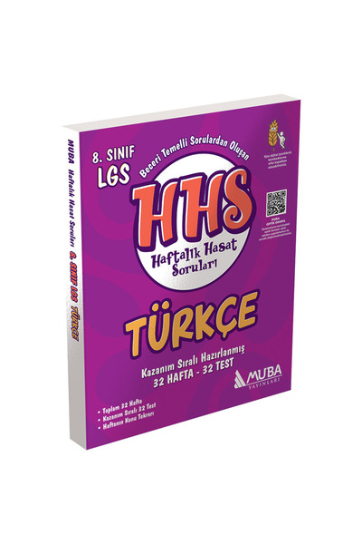 Muba Yayınları 1420 - 8.Sınıf Türkçe Haftalık Hasat Soruları (HHS)
