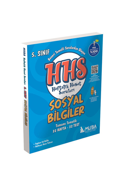 Muba Yayınları 1437 - 5.Sınıf Sosyal Bilgiler Haftalık Hasat Soruları (HHS)