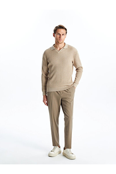 LC Waikiki LCW Vision Polo Yaka Uzun Kollu Erkek Triko Kazak