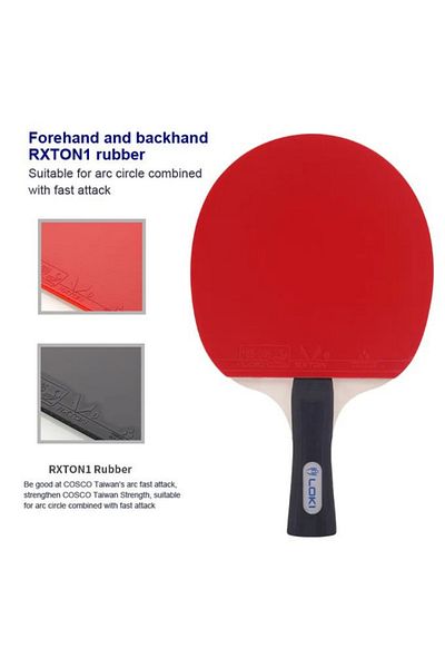 LOKİ Loki Wang Hao 2 Piece Table Tennis Racket Case Ball Set (ITTF APPROVED)