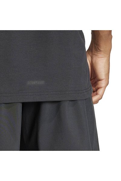 adidas Designed For Training Men's Black Round Neck T-shirt