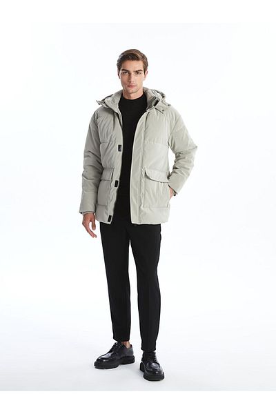 LC Waikiki Standard Mold Hooded Men's Puffer Coat