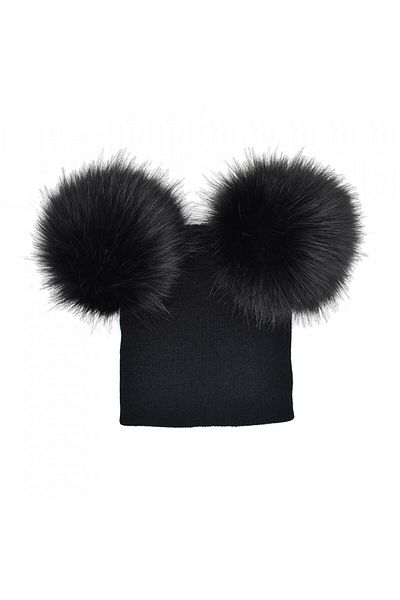 OEM Drool Pom Pom Hat (Color: Black)
