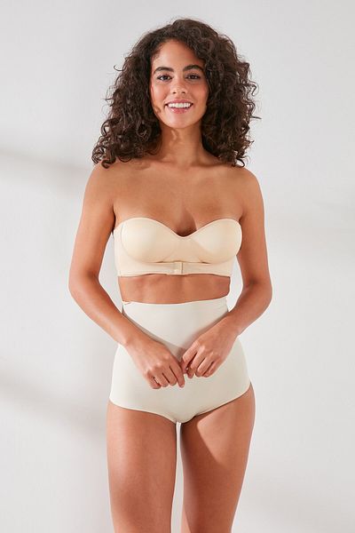 C&City C12708 Γυναικείο Laser High Waist Cut Slip Corset Skin
