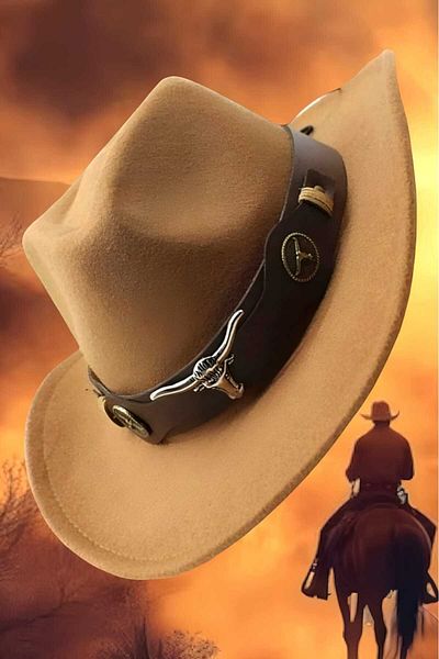 Uniquetrenders Унисекс каубойска шапка Fedora Каубойска шапка Каубойска шапка