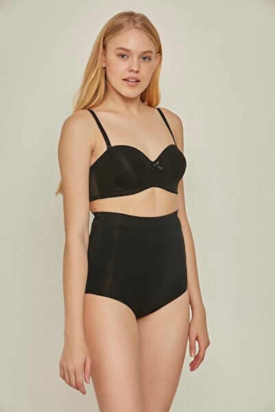 C&City C17024 High Waist Slip Corset Black