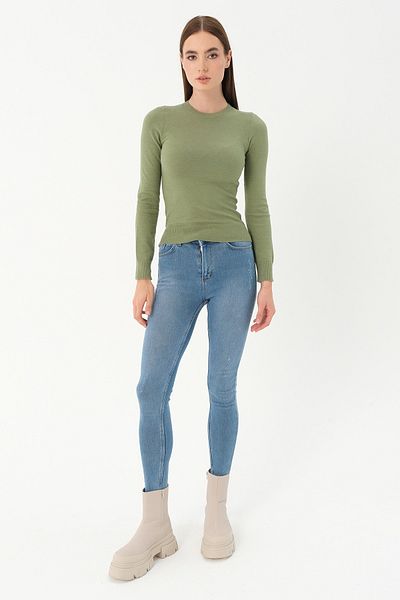 PARKhande Crew Neck Long Sleeve Sweatshirt - Mint