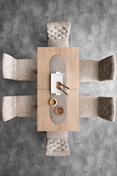 Koza Home Cesta Handmade Knitted Natural Runner 37x136 4008