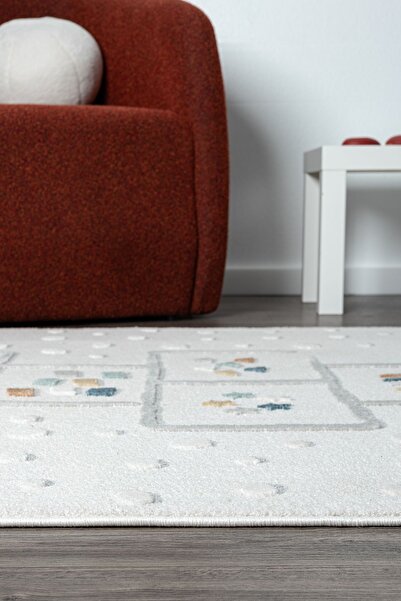 Koza Halı Koza Hayad Lyon Kids Multi Çocuk Halısı Oyun Halısı A0657A