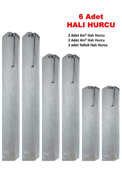 Zade Irem Halı 6 Adet Halı Hurcu