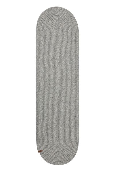 Koza Home American Service Cotton Gray Jute Knitted Runner - 37x136cm 9685