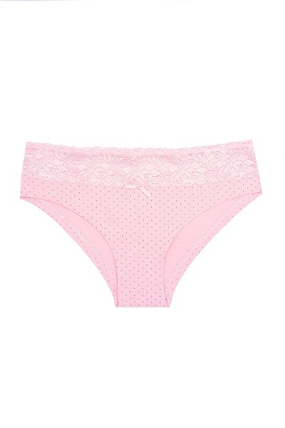 NBB Powder Purple 2-Piece Hipster Panties with Lace Waist