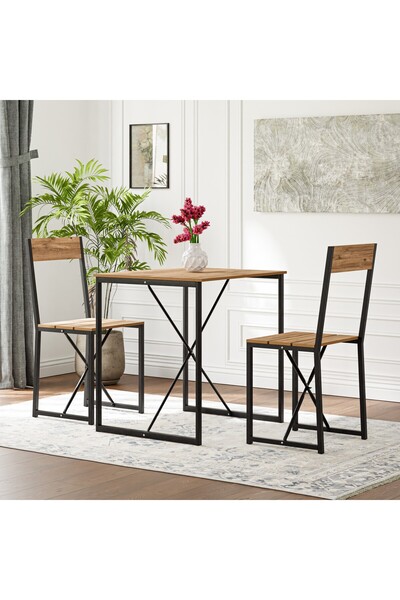 eportatif Mutfak Masası 2 Kişilik Balkon Masa Takımı 1006