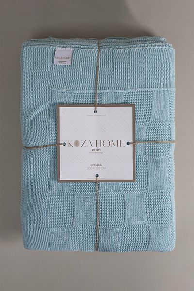 Koza Home Plaid Blue Double Blanket 200x220 15020